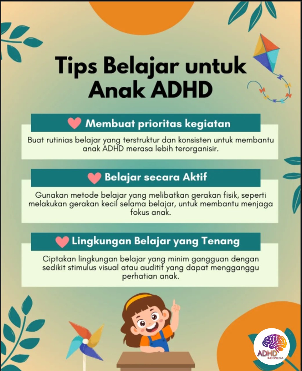 Strategi Belajar yang Cocok untuk Anak ADHD di Kabupaten Dairi